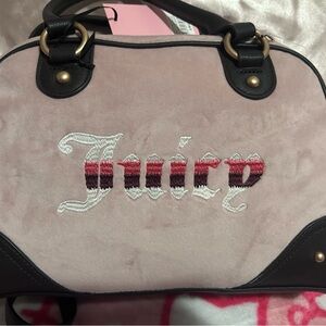 Juicy Couture Blush and Black Satchel